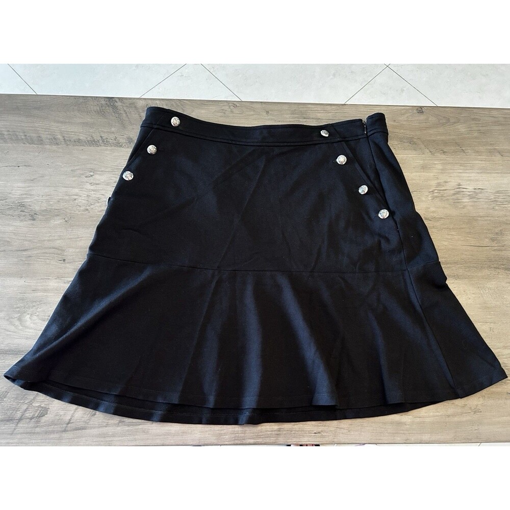Lauren Ralph Lauren Women’s Skirt Waist Stretch Black Size XL